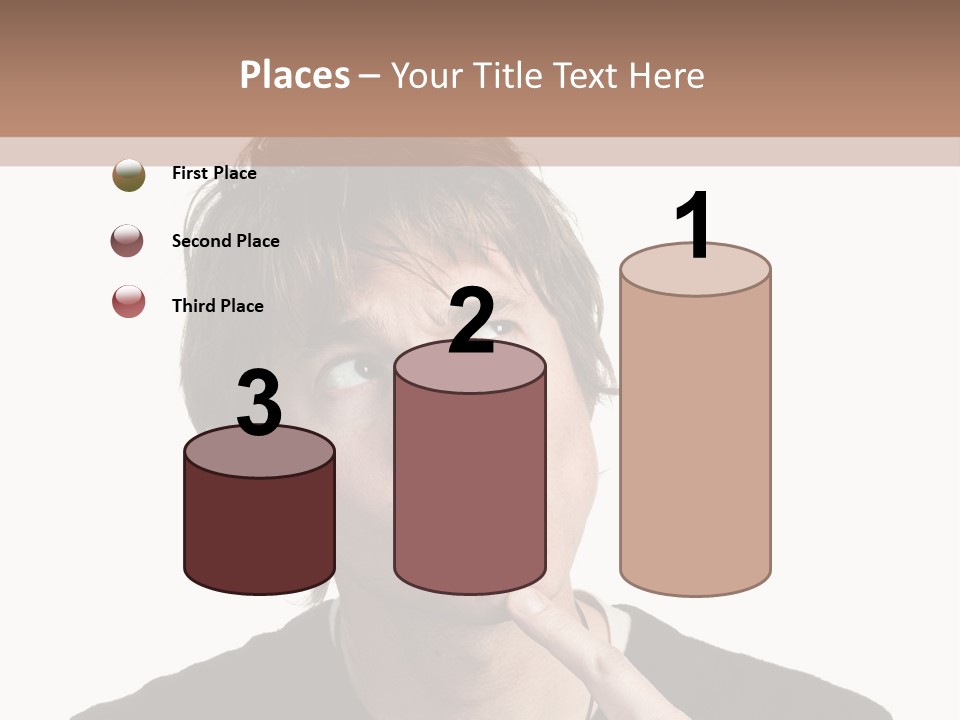 Copyspace Facial Comedy PowerPoint Template