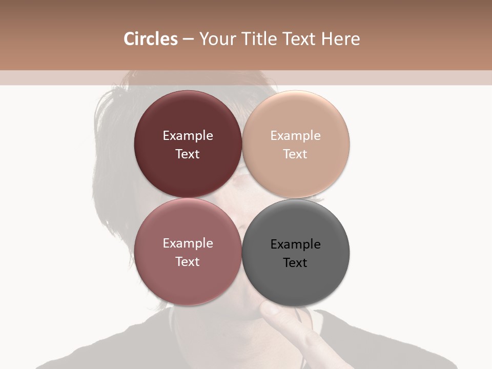 Copyspace Facial Comedy PowerPoint Template