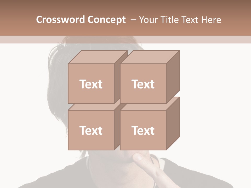 Copyspace Facial Comedy PowerPoint Template