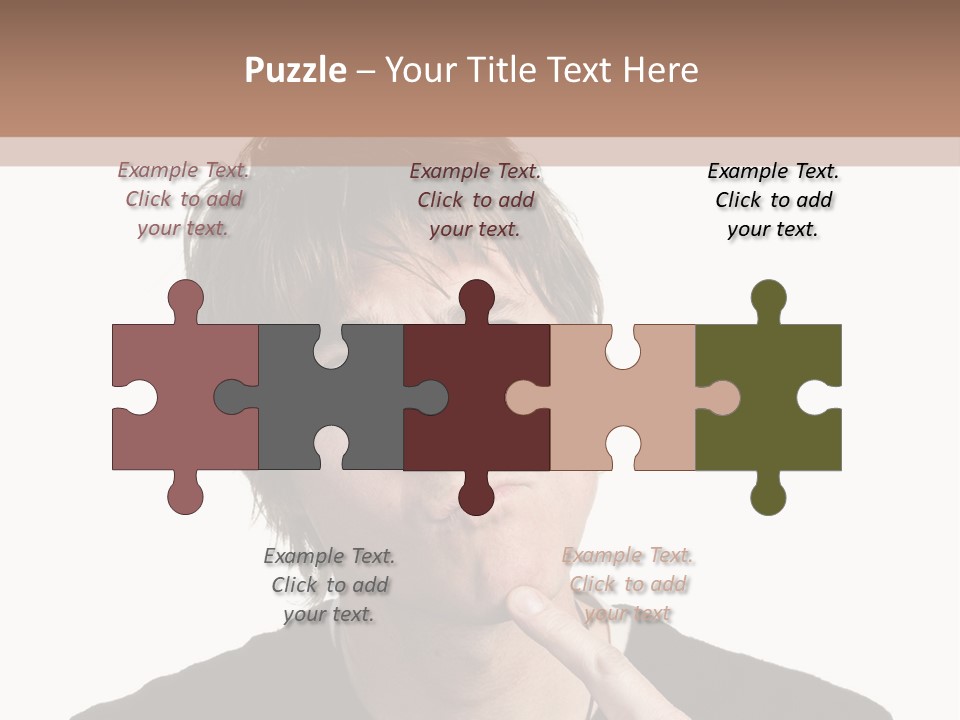 Copyspace Facial Comedy PowerPoint Template