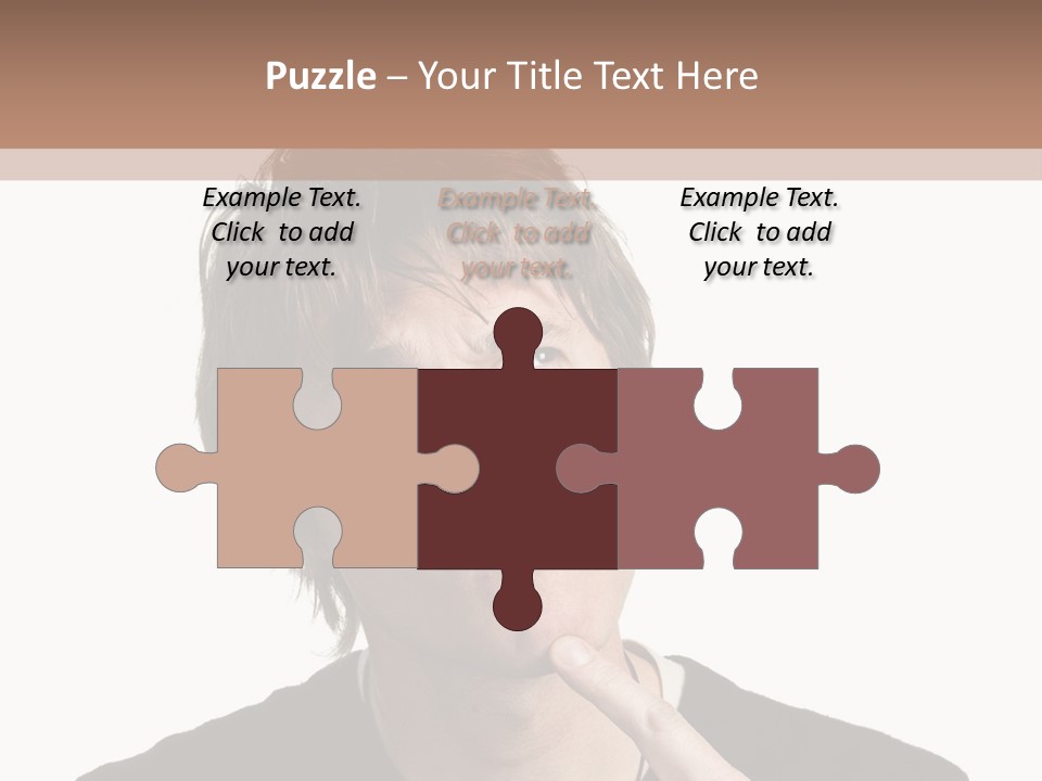 Copyspace Facial Comedy PowerPoint Template