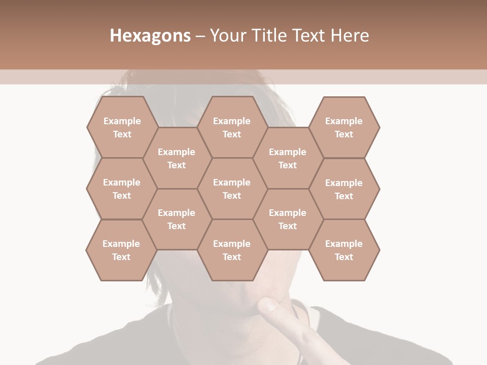 Copyspace Facial Comedy PowerPoint Template