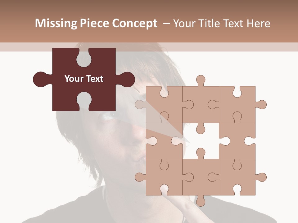 Copyspace Facial Comedy PowerPoint Template