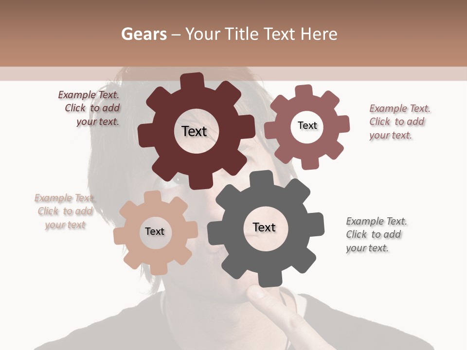 Copyspace Facial Comedy PowerPoint Template