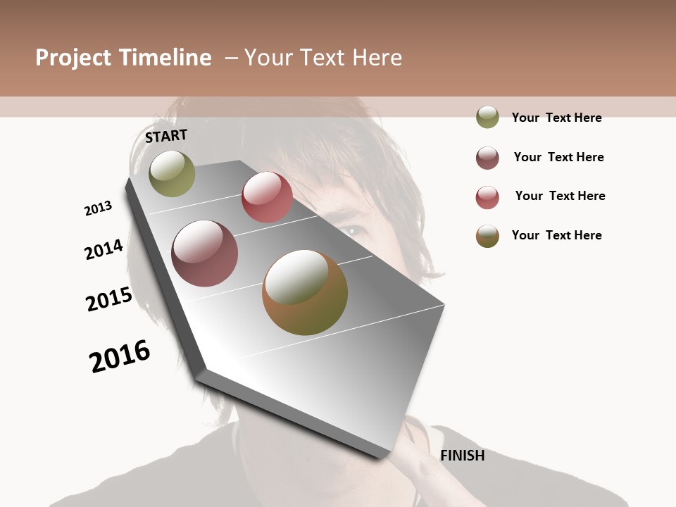Copyspace Facial Comedy PowerPoint Template