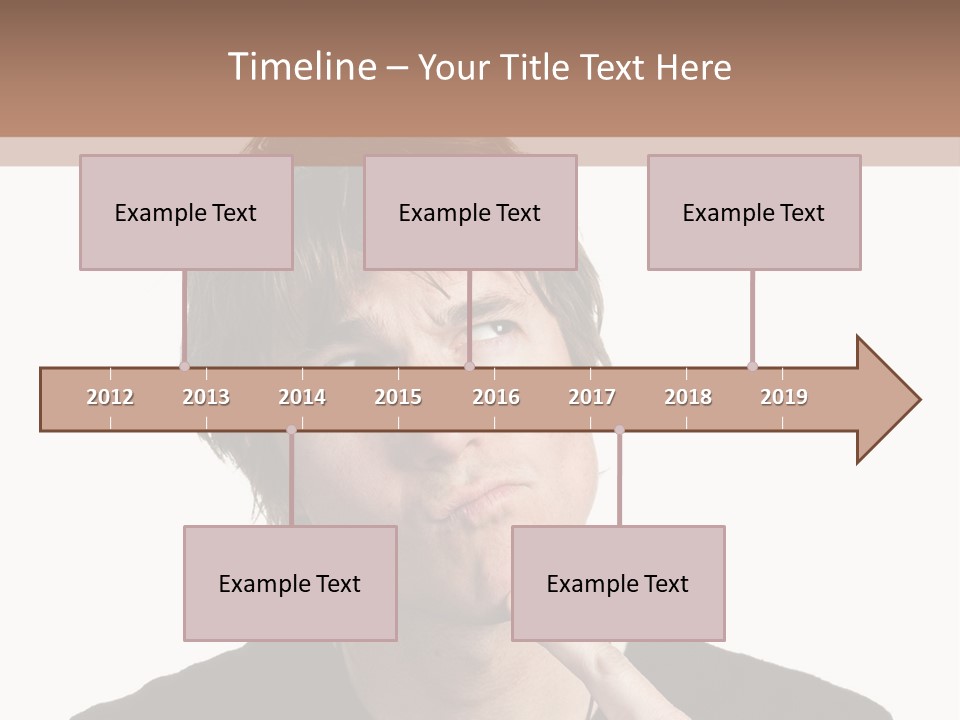 Copyspace Facial Comedy PowerPoint Template