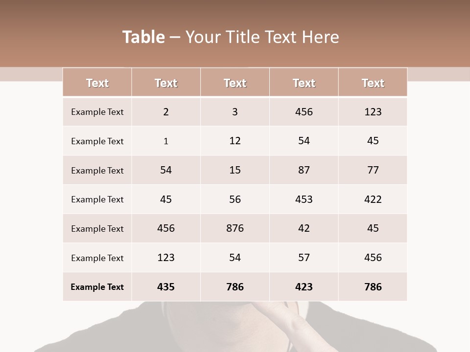 Copyspace Facial Comedy PowerPoint Template