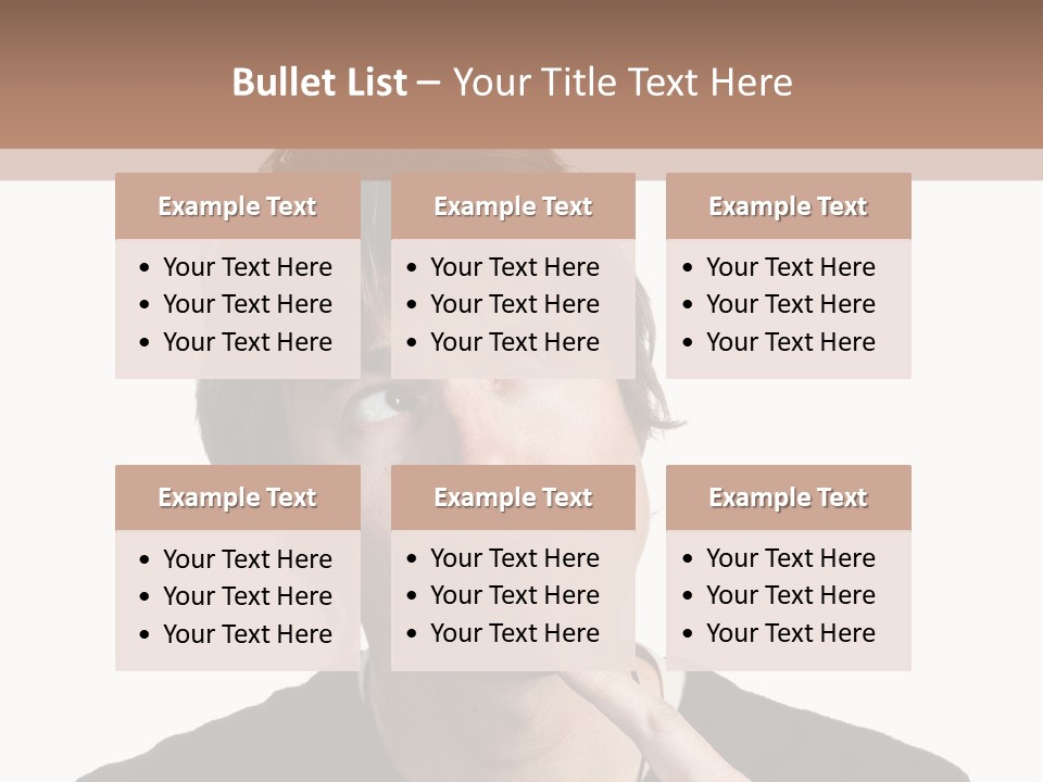 Copyspace Facial Comedy PowerPoint Template