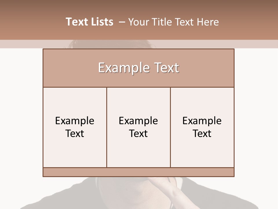 Copyspace Facial Comedy PowerPoint Template