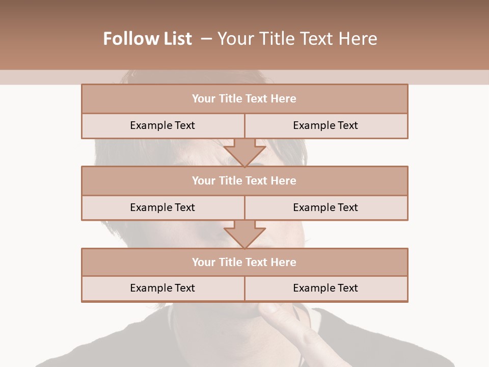 Copyspace Facial Comedy PowerPoint Template