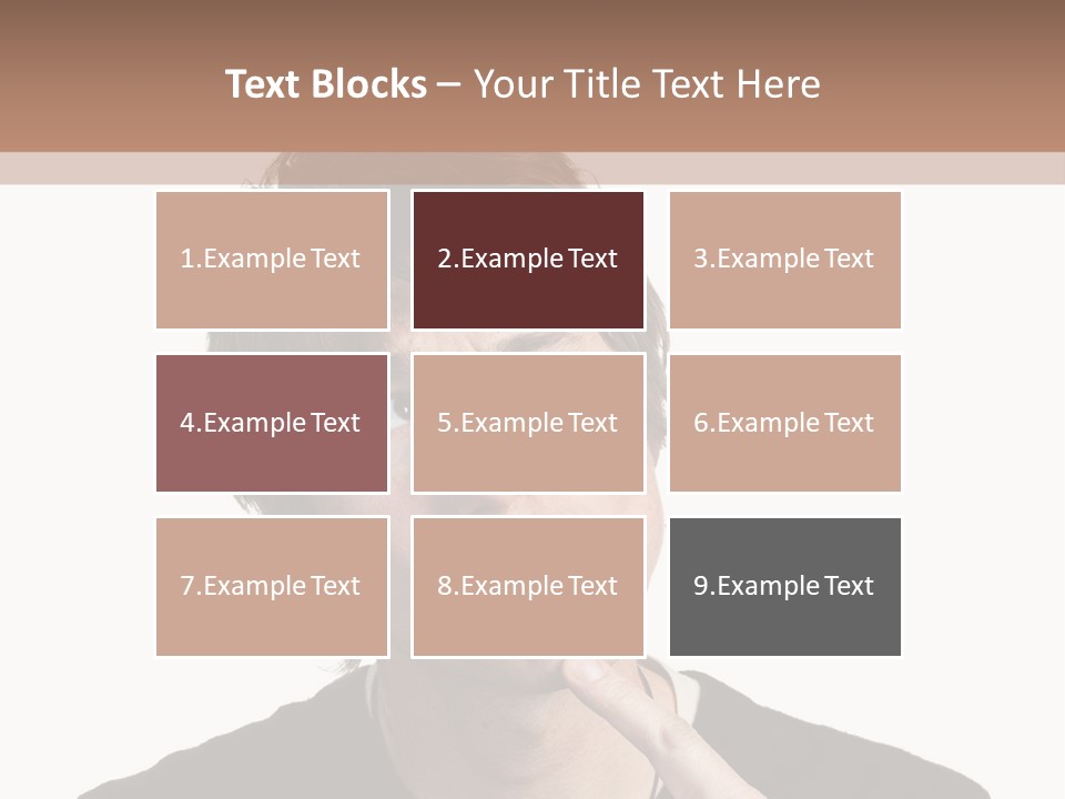 Copyspace Facial Comedy PowerPoint Template