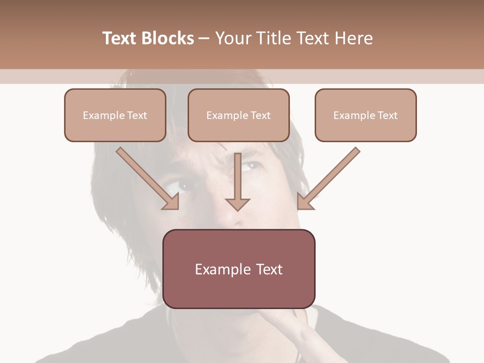 Copyspace Facial Comedy PowerPoint Template
