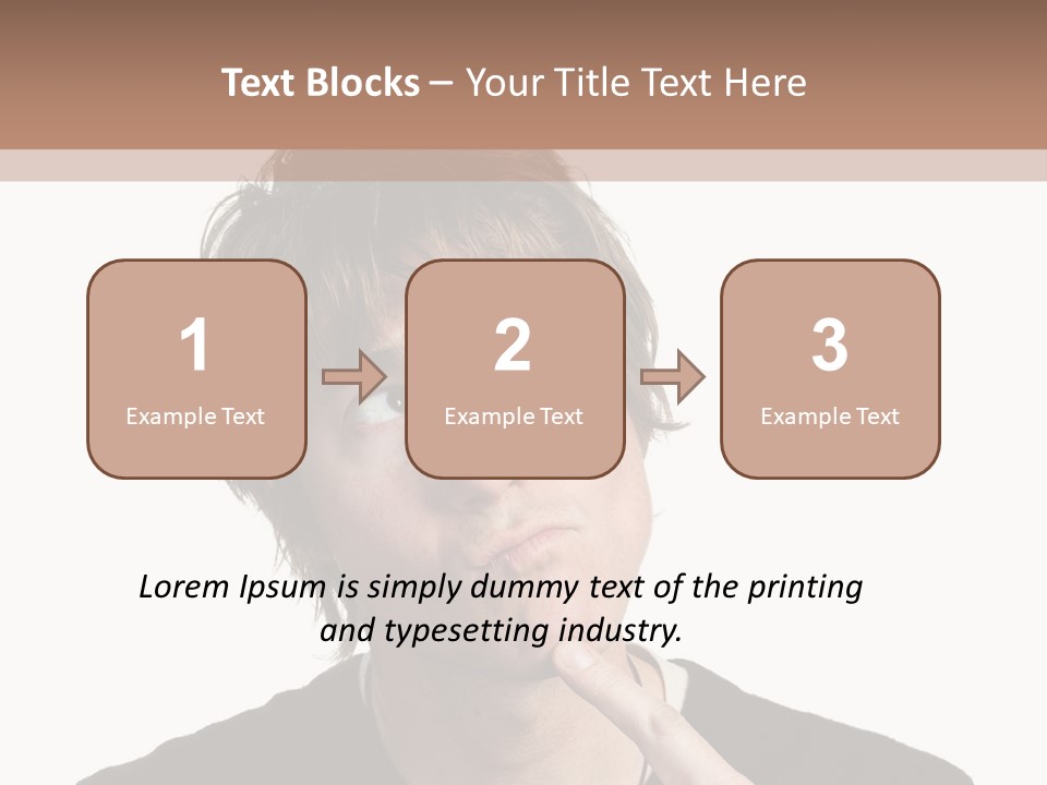Copyspace Facial Comedy PowerPoint Template