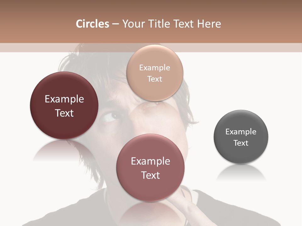 Copyspace Facial Comedy PowerPoint Template
