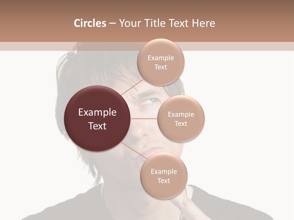 Copyspace Facial Comedy PowerPoint Template