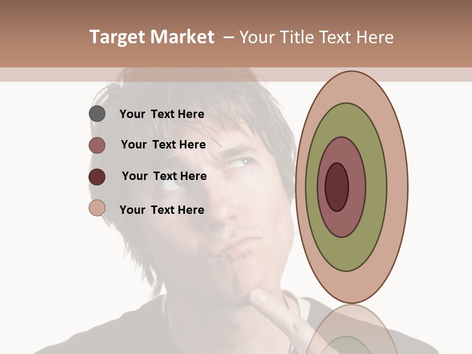 Copyspace Facial Comedy PowerPoint Template