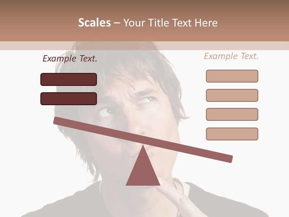 Copyspace Facial Comedy PowerPoint Template