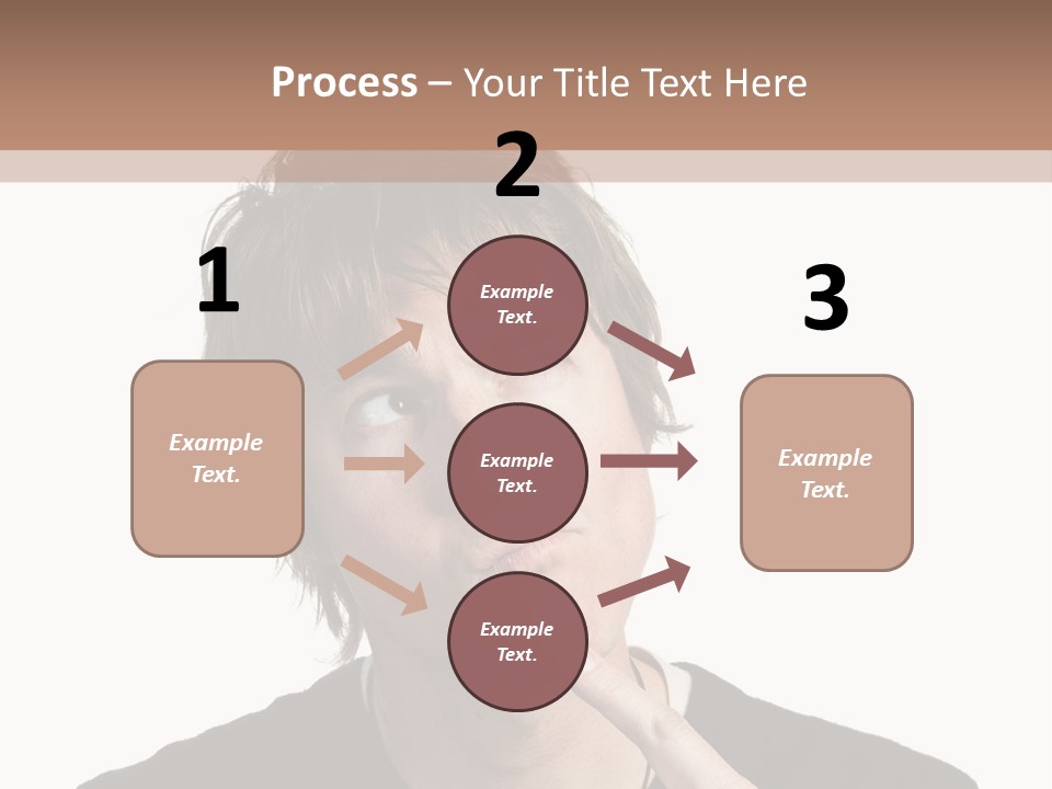 Copyspace Facial Comedy PowerPoint Template
