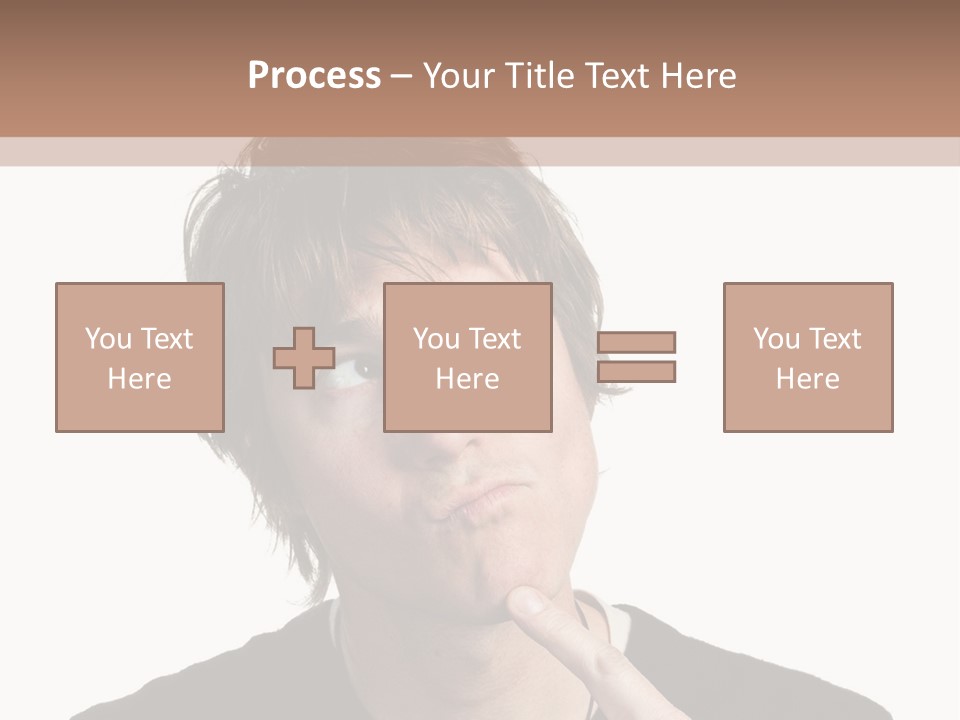 Copyspace Facial Comedy PowerPoint Template