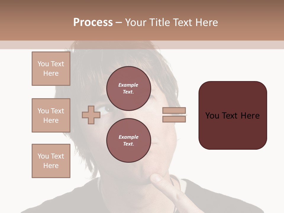 Copyspace Facial Comedy PowerPoint Template