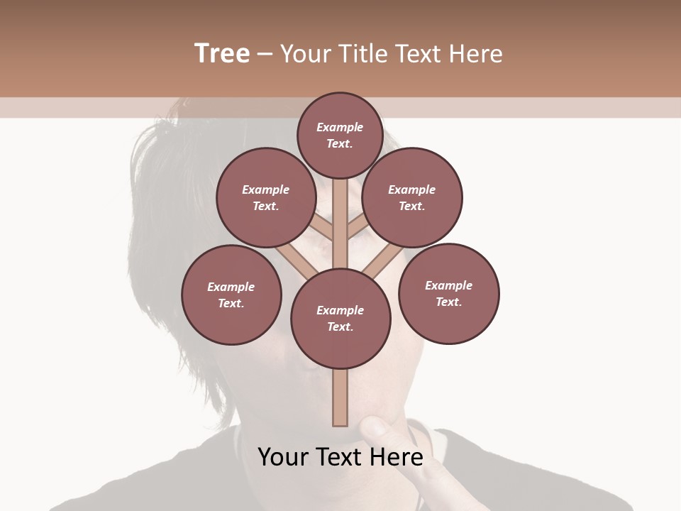 Copyspace Facial Comedy PowerPoint Template