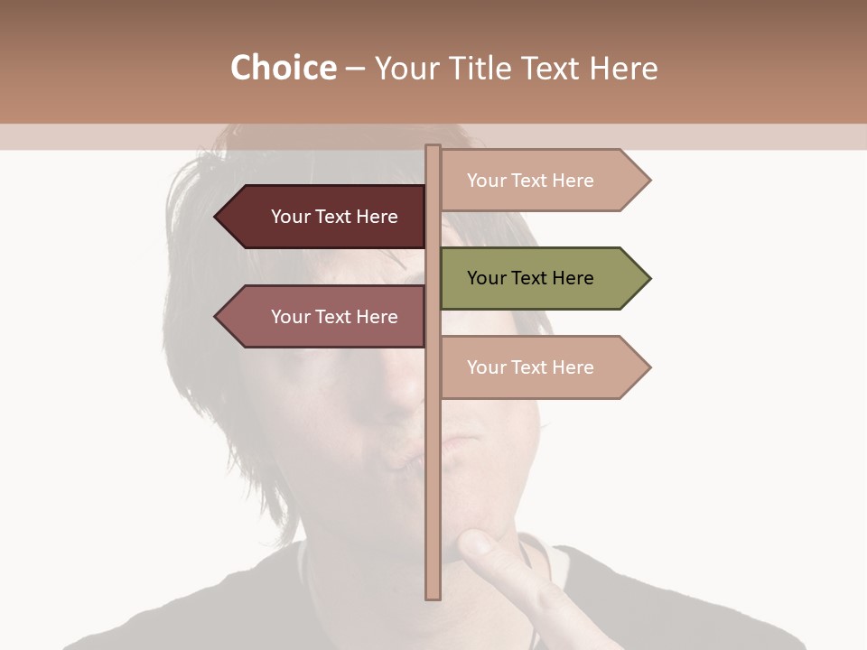 Copyspace Facial Comedy PowerPoint Template
