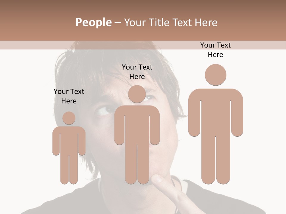 Copyspace Facial Comedy PowerPoint Template