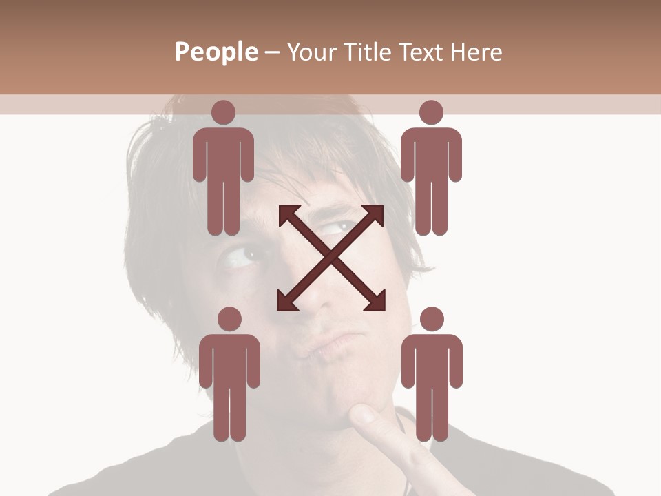 Copyspace Facial Comedy PowerPoint Template