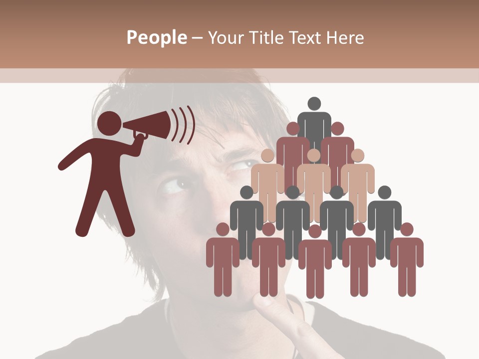 Copyspace Facial Comedy PowerPoint Template