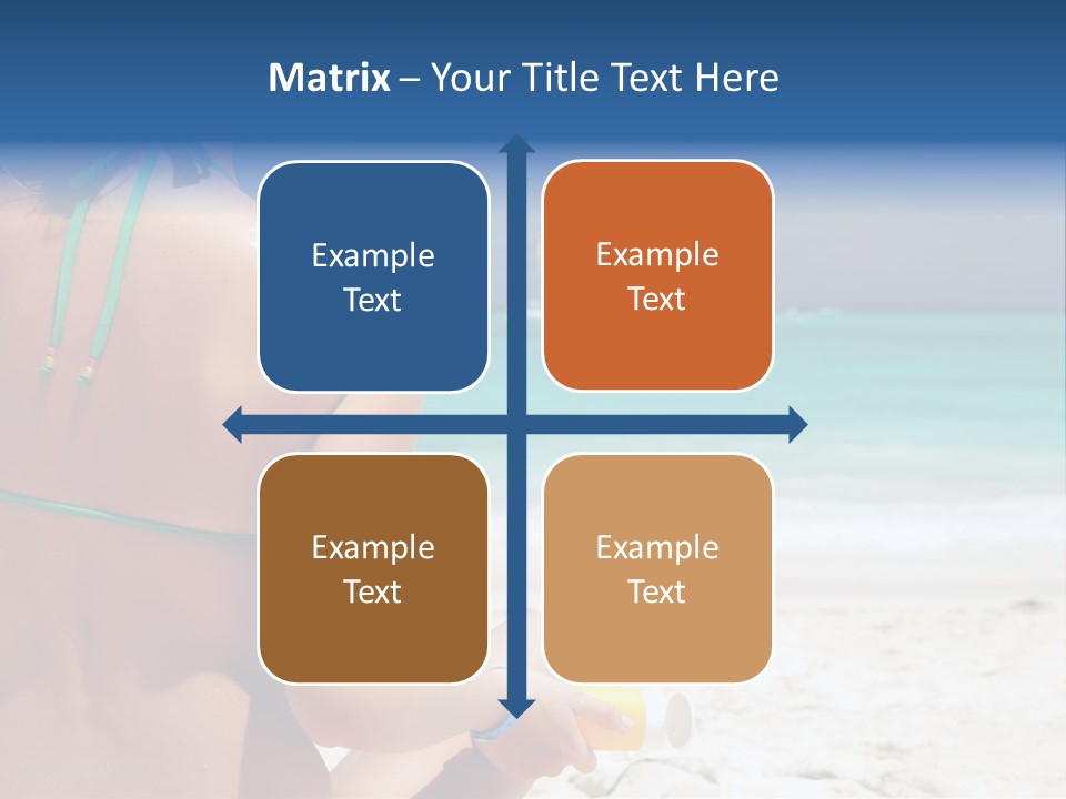 Cream Bodylotion Vacation PowerPoint Template