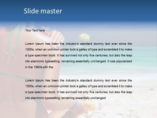 Cream Bodylotion Vacation PowerPoint Template
