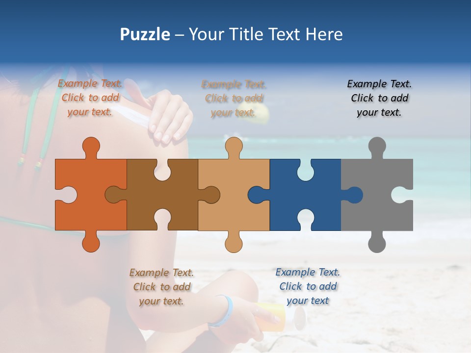 Cream Bodylotion Vacation PowerPoint Template