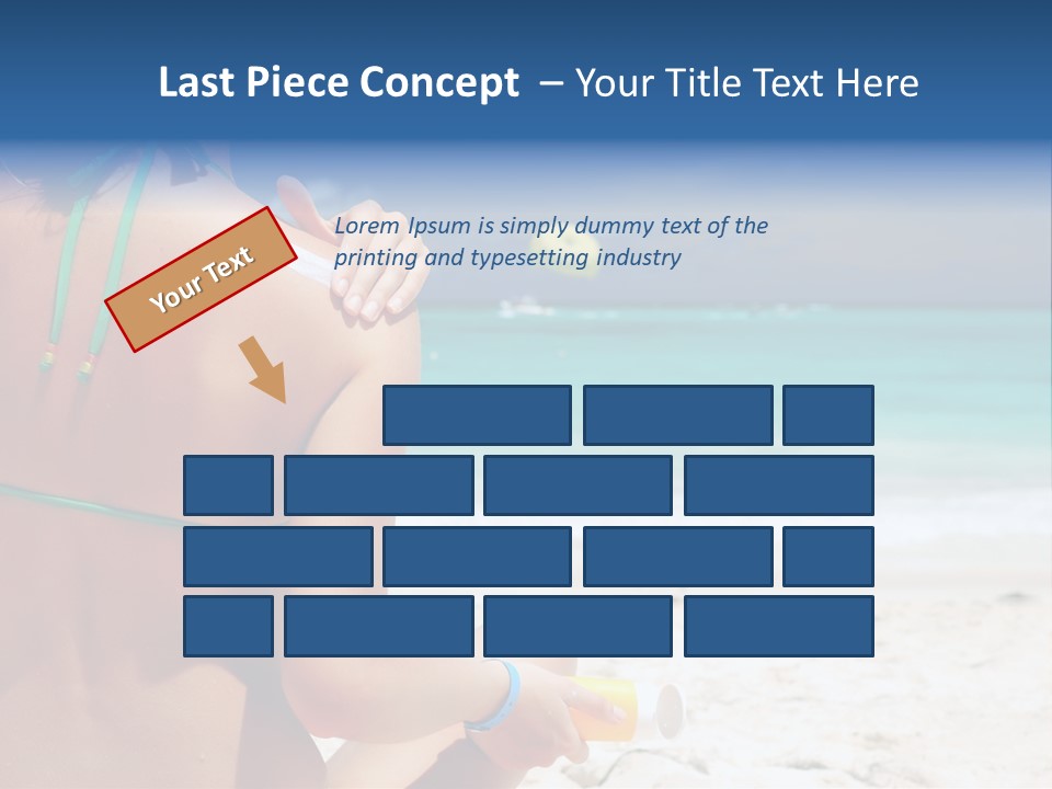 Cream Bodylotion Vacation PowerPoint Template