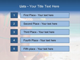 Cream Bodylotion Vacation PowerPoint Template