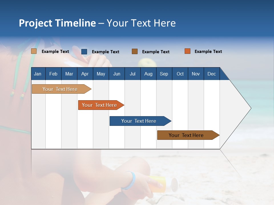 Cream Bodylotion Vacation PowerPoint Template