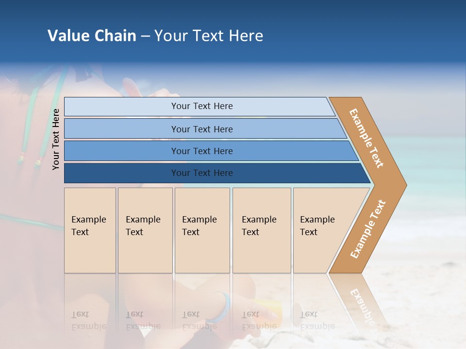 Cream Bodylotion Vacation PowerPoint Template