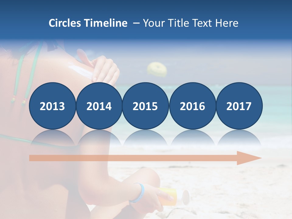 Cream Bodylotion Vacation PowerPoint Template