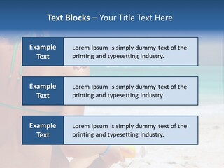 Cream Bodylotion Vacation PowerPoint Template