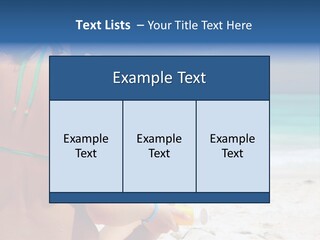 Cream Bodylotion Vacation PowerPoint Template