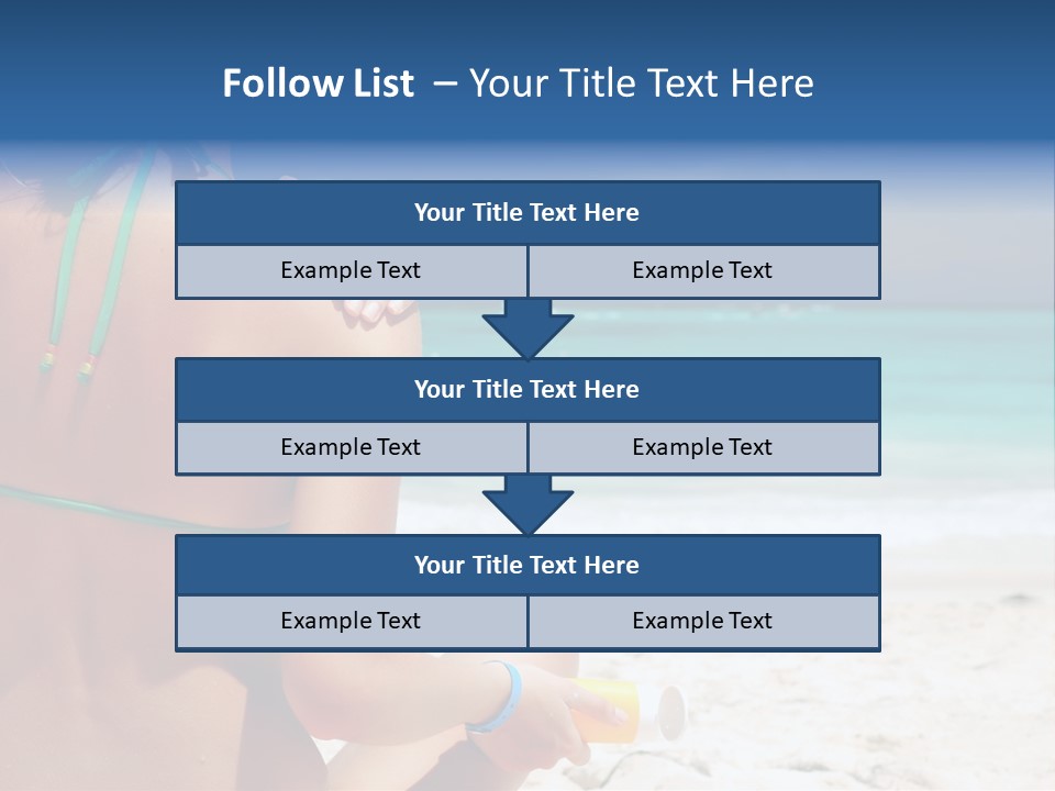 Cream Bodylotion Vacation PowerPoint Template