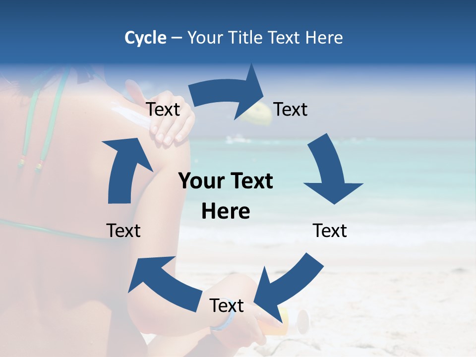 Cream Bodylotion Vacation PowerPoint Template