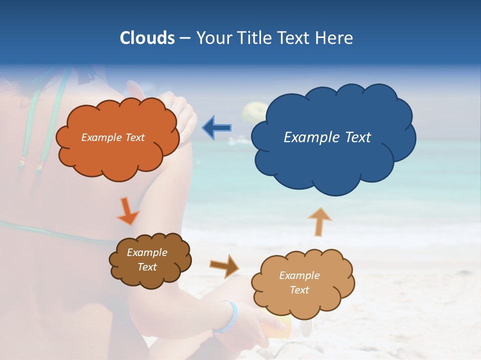 Cream Bodylotion Vacation PowerPoint Template