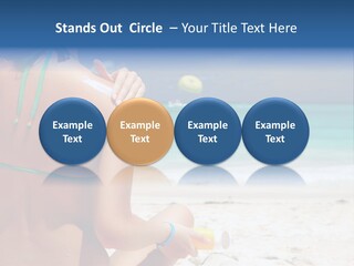 Cream Bodylotion Vacation PowerPoint Template