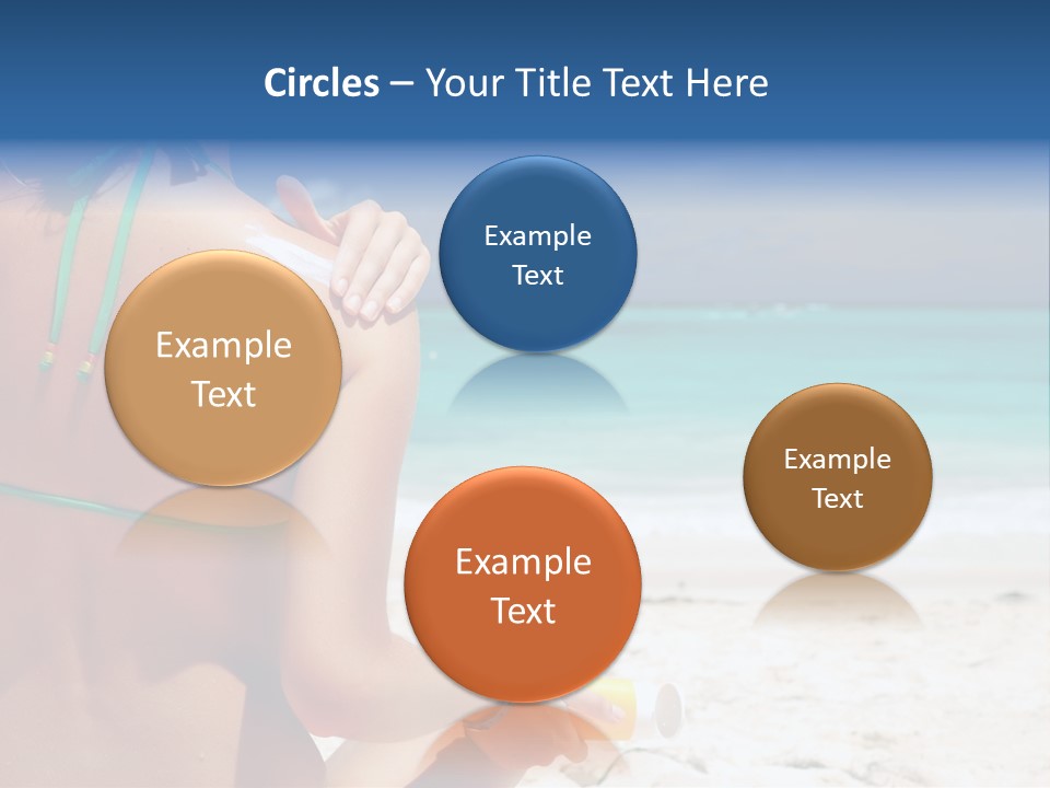 Cream Bodylotion Vacation PowerPoint Template