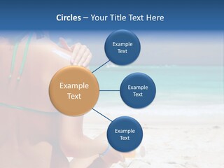 Cream Bodylotion Vacation PowerPoint Template
