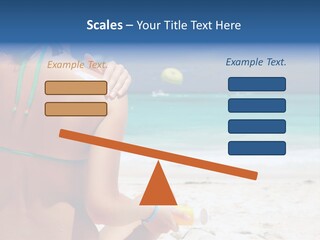 Cream Bodylotion Vacation PowerPoint Template