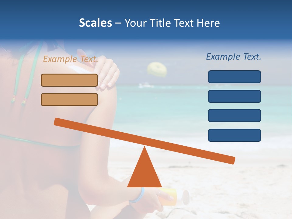 Cream Bodylotion Vacation PowerPoint Template