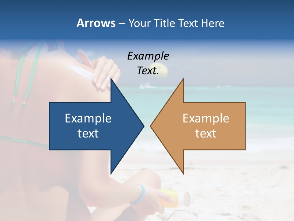 Cream Bodylotion Vacation PowerPoint Template