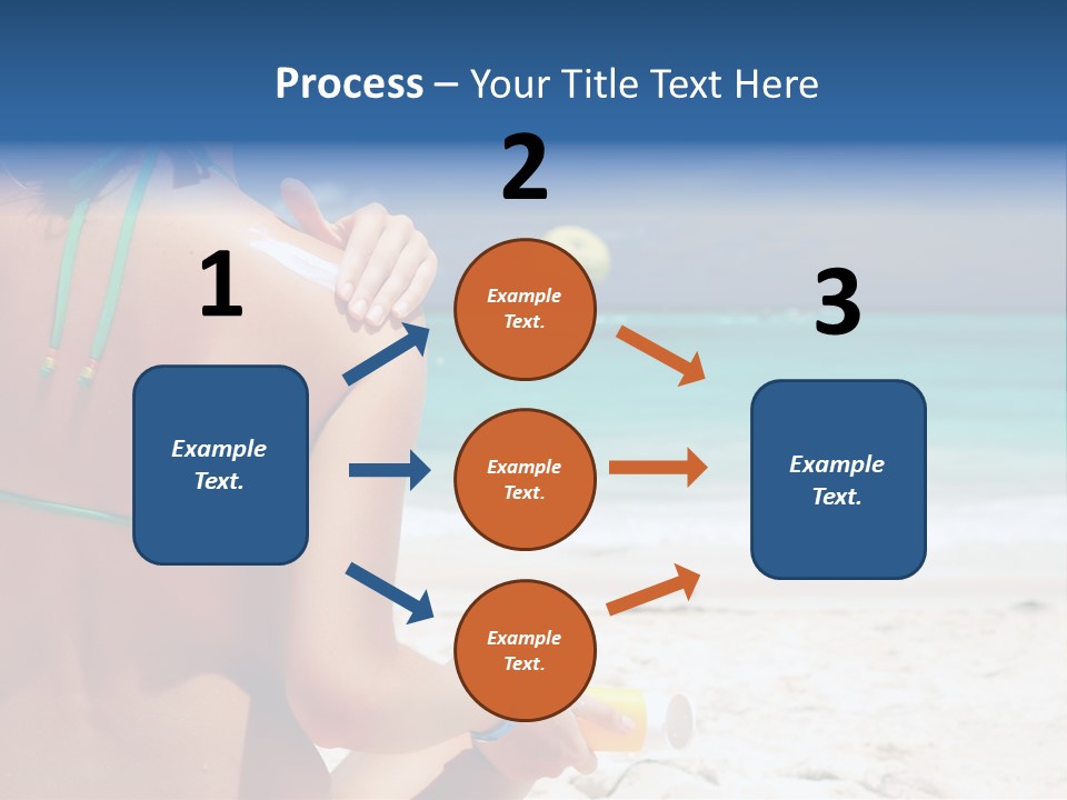 Cream Bodylotion Vacation PowerPoint Template