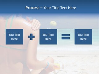 Cream Bodylotion Vacation PowerPoint Template